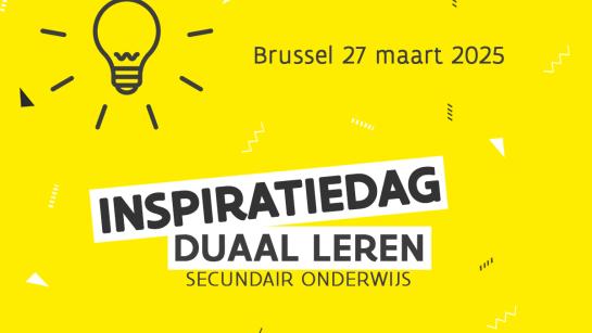 Save the date Inspiratiedag duaal leren 2025