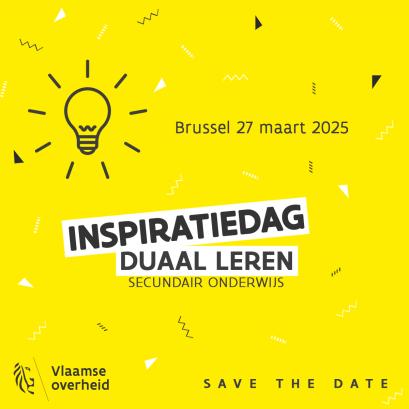 Save the date Inspiratiedag duaal leren 2025